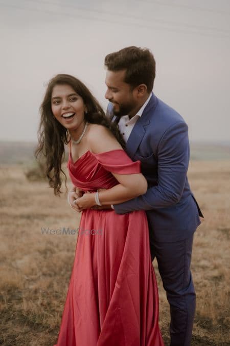 Candid couple laughter